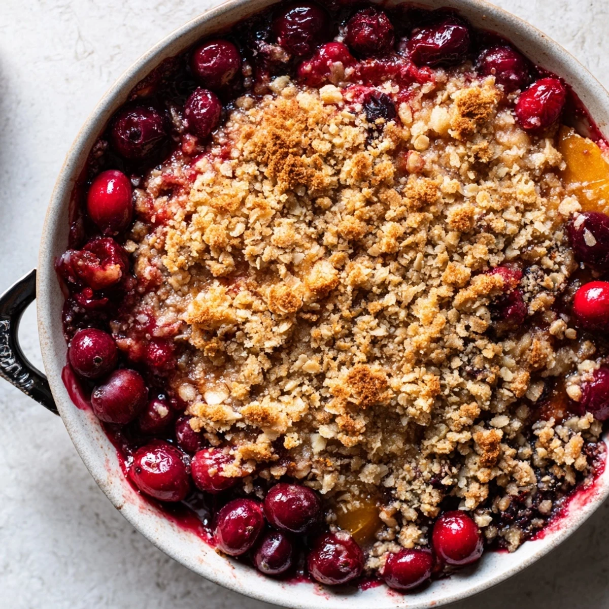Cranberry Crumble Topping