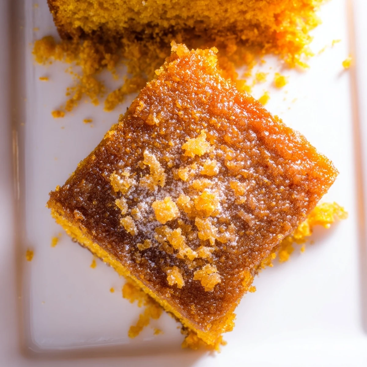 A slice of rich gingerbread, served alongside a dollop of whipped cream, perfect for dessert.