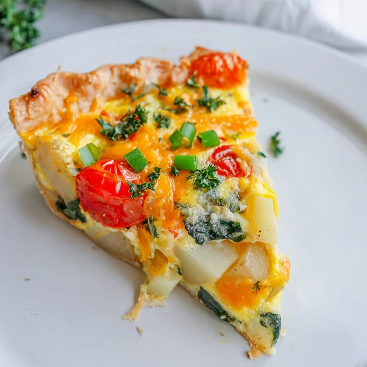 Savory Bacon-Free Egg Pie