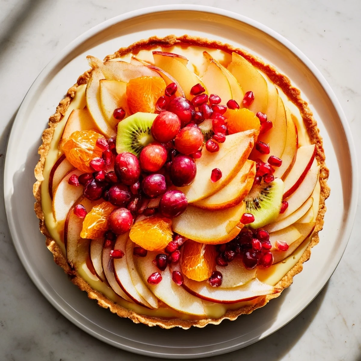 Winter Fruit Tart Delight
