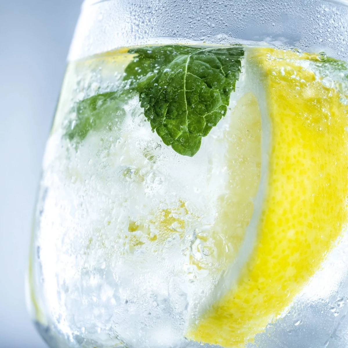 Vibrant Lemon Juice with Sugar poured over crushed ice in a mason jar, refreshing and tangy-sweet on a sunny summer day.