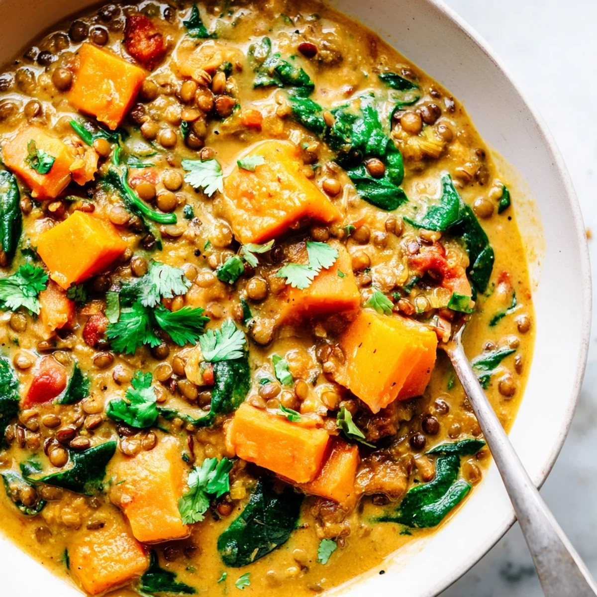 Butternut Squash Lentil Curry