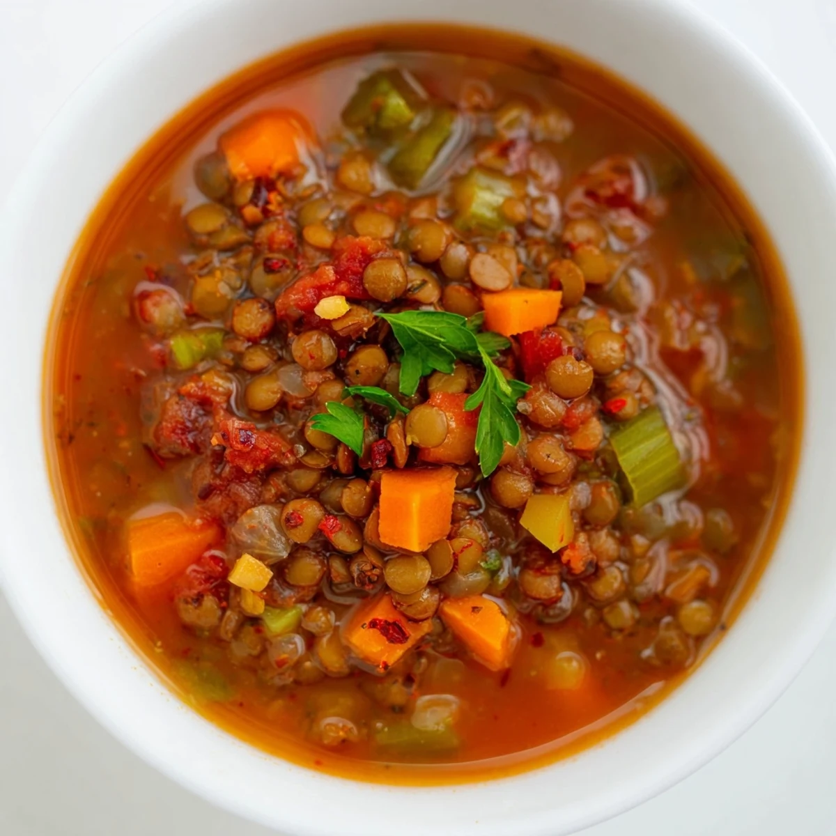 Spicy Lentil Soup Carrots