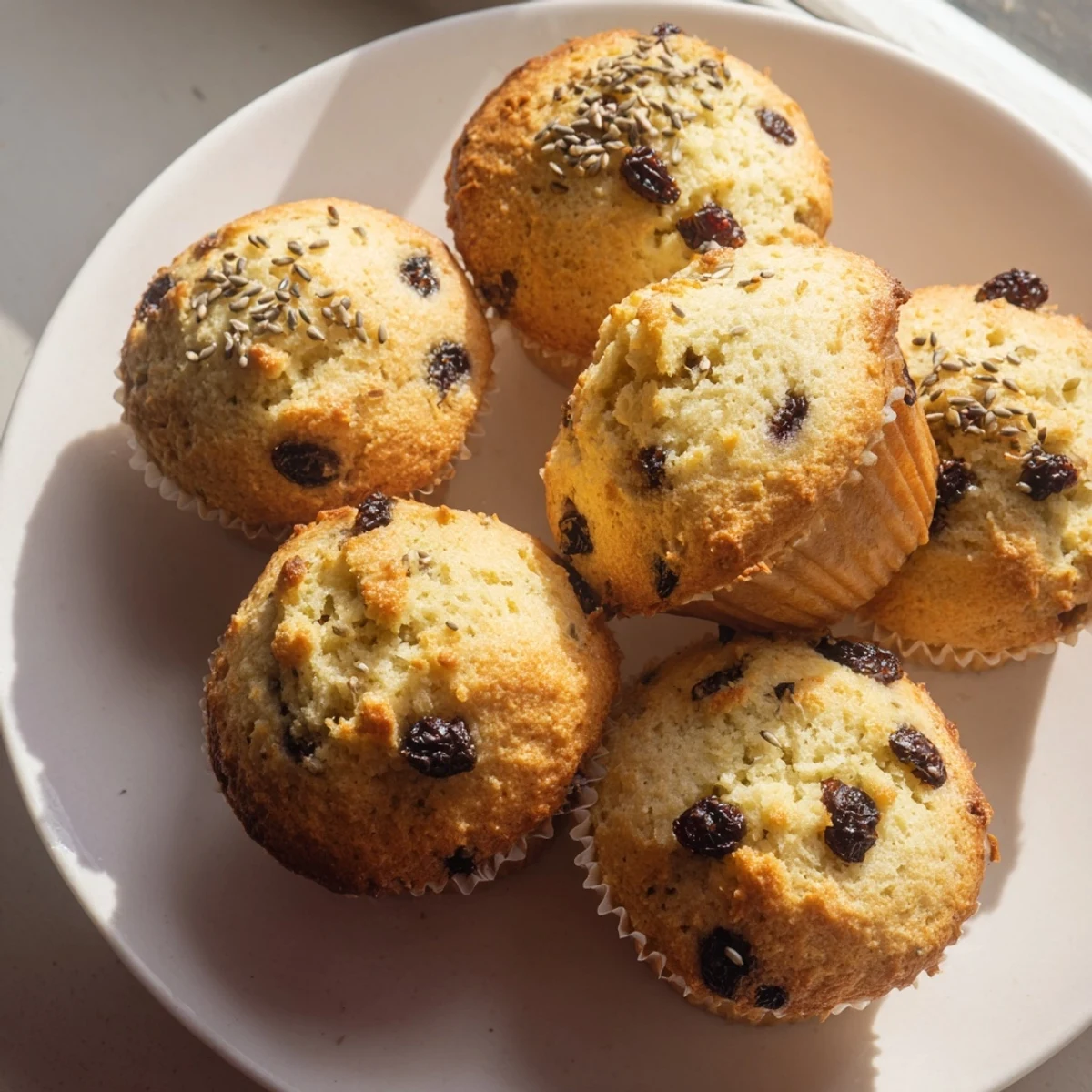 A batch of Mini Irish Soda Bread Muffins served warm with Irish butter and jam.
