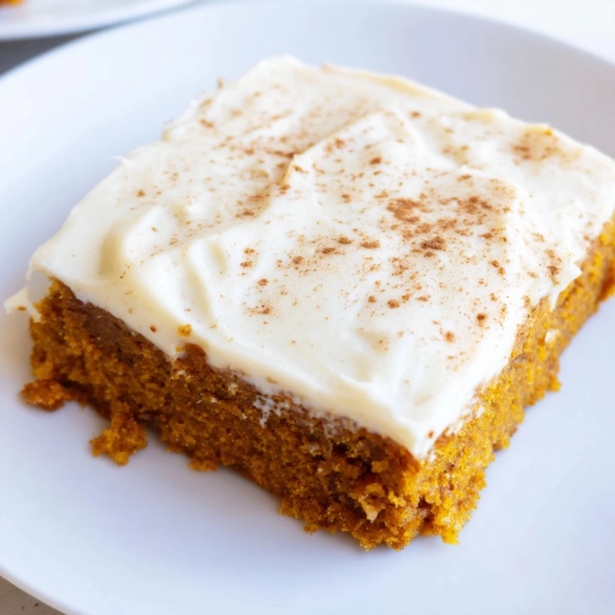 Pumpkin Bars With Cream Cheese Frosting