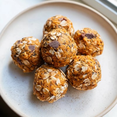 No Bake Pumpkin Protein Balls
