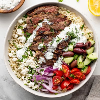 Mediterranean Steak Bowl